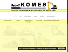 Tablet Screenshot of komes.de
